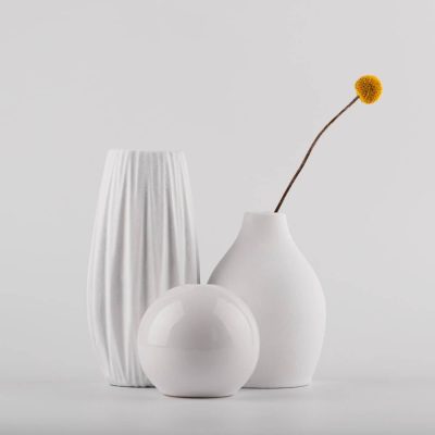 White Ceramic Vase